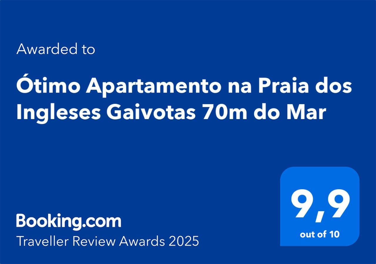 Otimo Apartamento Na Praia Dos Ingleses Gaivotas 70M Do Mar Florianopolis Exterior photo